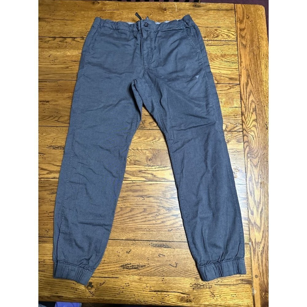 Mack Weldon Radius Flex Jogger Pants Khaki Stretch Performance Mens Large  J64